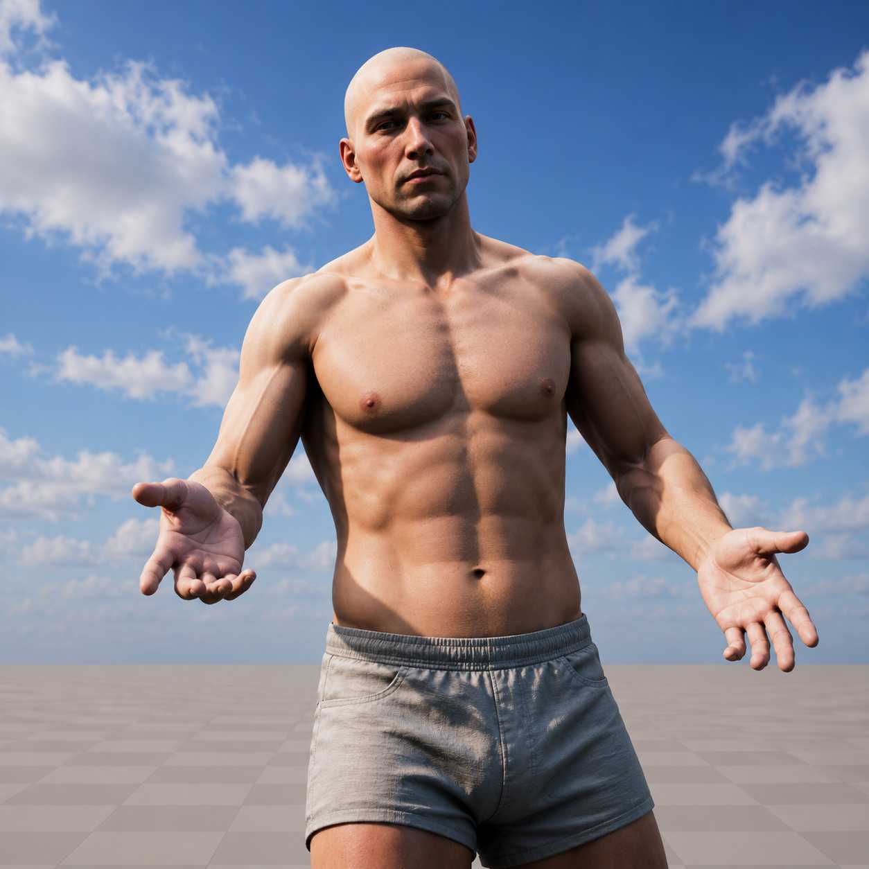裸男